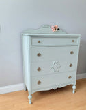 Mint Green Antique Dresser ** Shipping is Not Included** Please contact us Prior to Purchase**